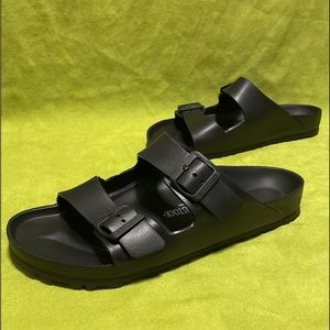 Birkenstock Eva Black Arizona Essentials Synthetic Sandals Sz EU 45 US 12-12 1/2